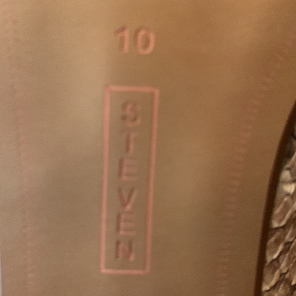 Steven New York Women’s Snake Skin Shoes Flats SZ 10 - Picture 6 of 6